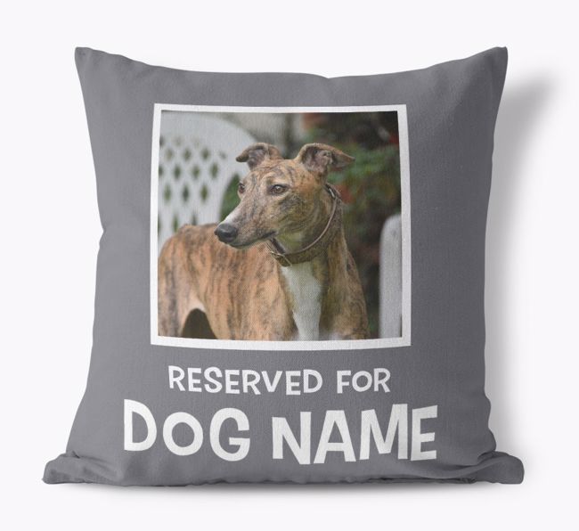 'Reserved For'- Canvas Cushion